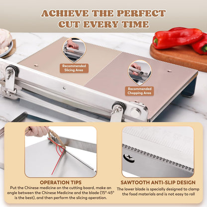 Bone Rib Cutter Chicken Chopper 13.5 Inch Double Blade (KD0288)