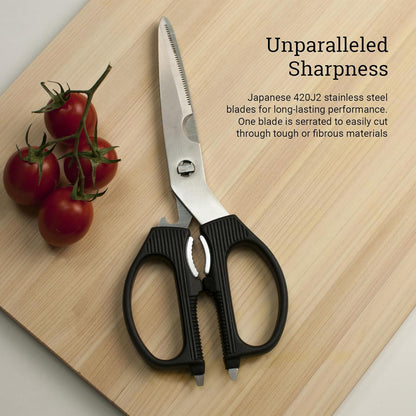Multi Purpose Kitchen Shears, Heavy Duty Cooking Scissors, Durable 420J2 Stainless Steel, Detachable Blades for Easy Cleaning, Kitchen Shears for Professional and Home Chefs