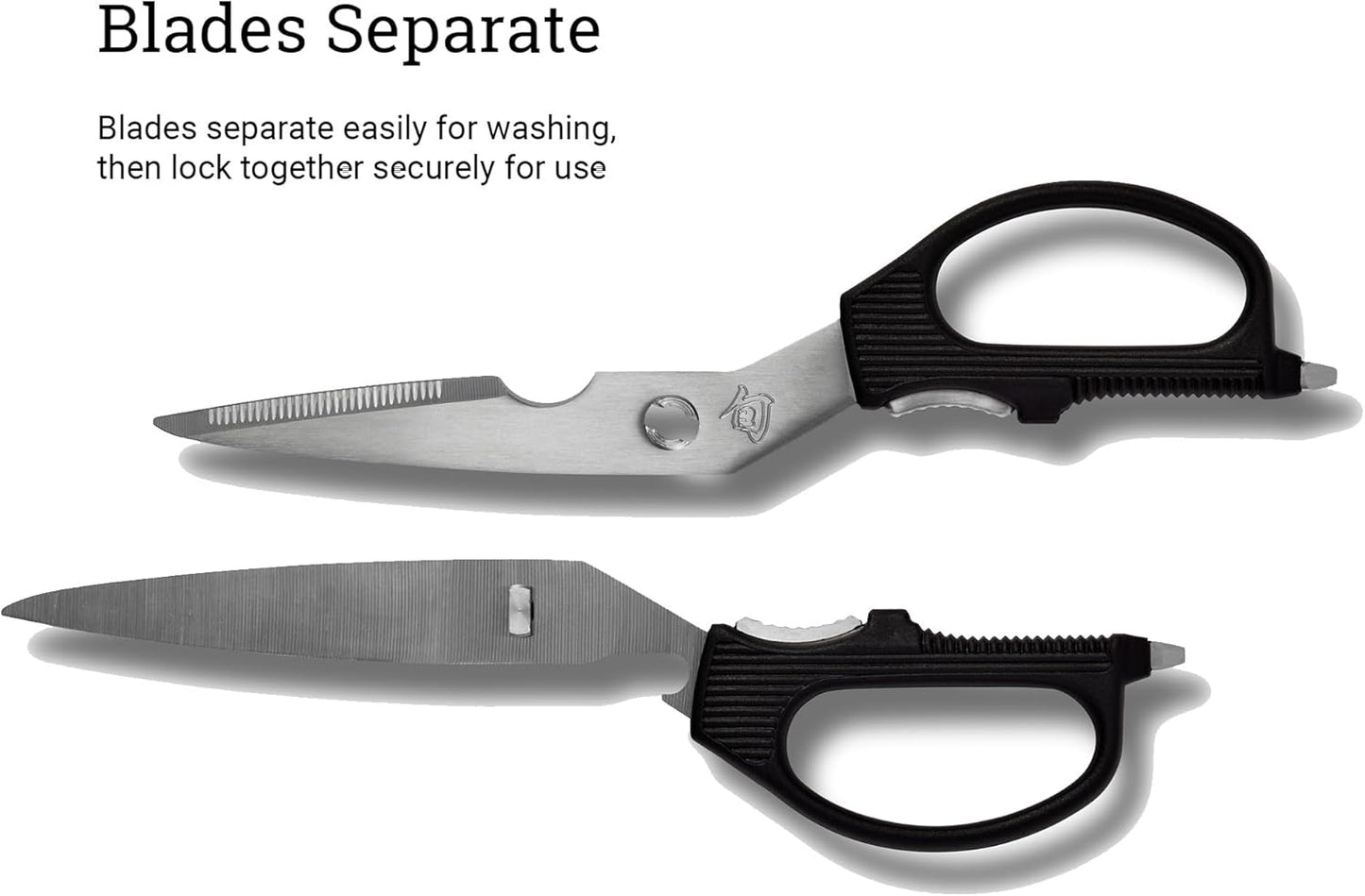 Multi Purpose Kitchen Shears, Heavy Duty Cooking Scissors, Durable 420J2 Stainless Steel, Detachable Blades for Easy Cleaning, Kitchen Shears for Professional and Home Chefs