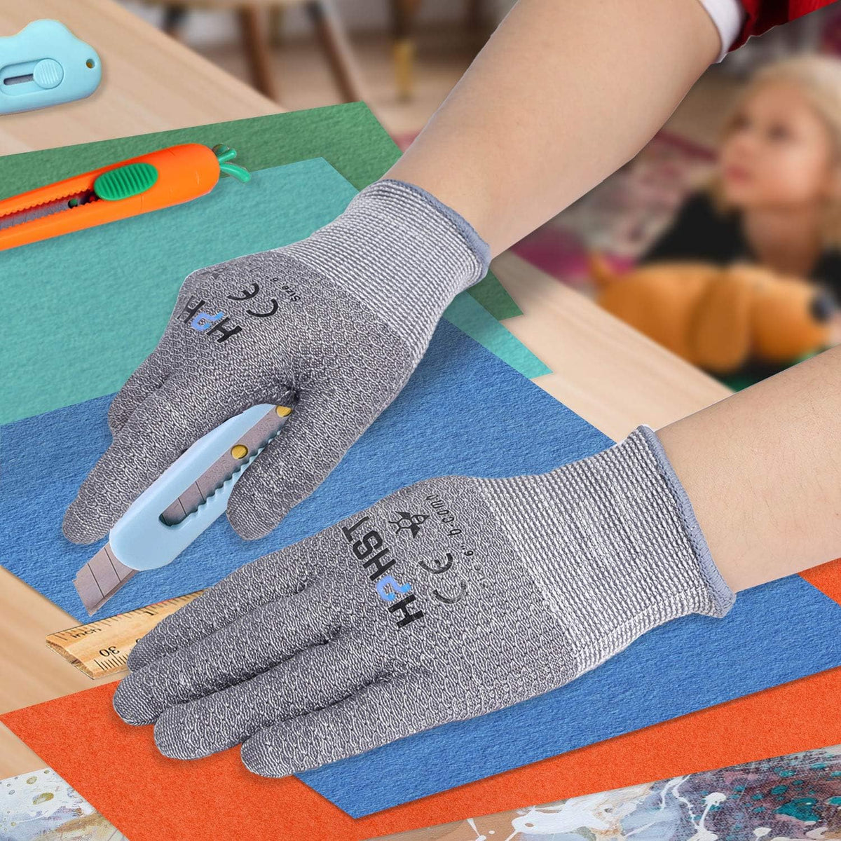 Cut Resistant Gloves - EN388 Level 5, Food Grade