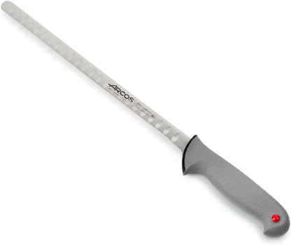 Serie Colour Proof - Salmon Knife Fish Knife - 12" Blade Nitrum Stainless Steel - Polypropylene Handle Covered by Elastomer in Black Color - Ideal for Professional Use and Hygiene