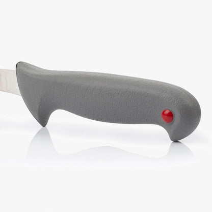 Serie Colour Proof - Salmon Knife Fish Knife - 12" Blade Nitrum Stainless Steel - Polypropylene Handle Covered by Elastomer in Black Color - Ideal for Professional Use and Hygiene
