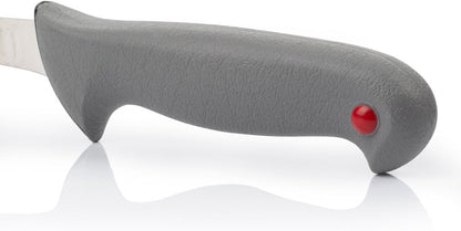 Serie Colour Proof - Salmon Knife Fish Knife - 12" Blade Nitrum Stainless Steel - Polypropylene Handle Covered by Elastomer in Black Color - Ideal for Professional Use and Hygiene