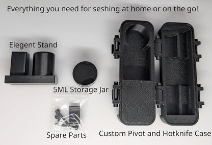 Pivot Hotknife Travel Case and Stand Hot Knife Peek Peakcoil Pufc0 Pivot P U F F C O PUFFC O puffco pivot travel case