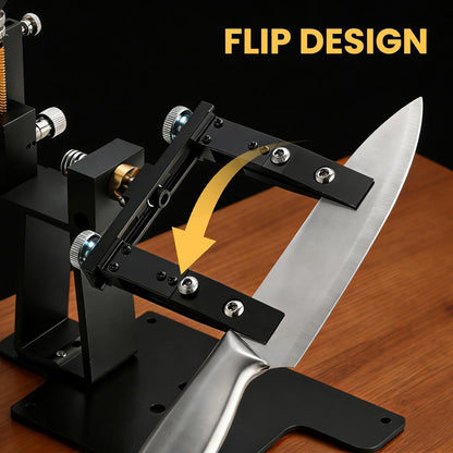 Precision Knife Sharpening System, 11°-30° Professional Knife Sharpener | 5 Diamond & Ceramic Stones for Kitchen Knife - Gifts for Men, Dad