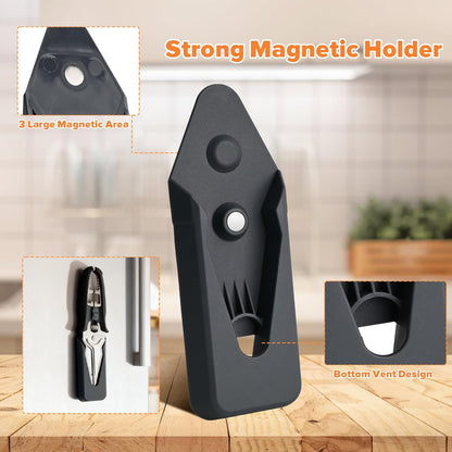 Kitchen Scissors All Purpose for Food | Kitchen Shears Heavy Duty Poultry Shears, Stainless Steel Cooking Meat Cutting Scissors with Magnetic Holder & Safety Lock
