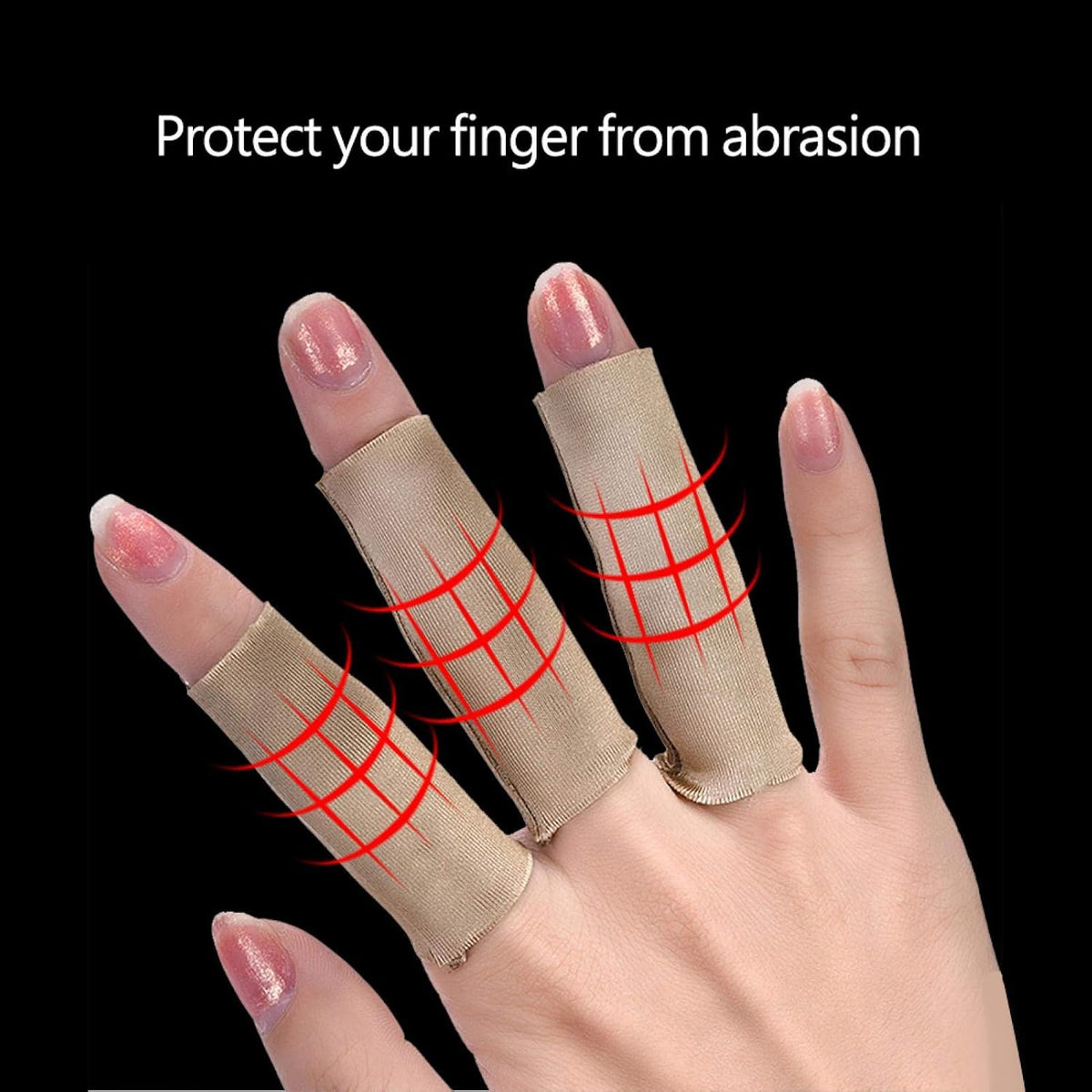 3Pcs Fly Fishing Finger Protector, Breathable WearFinger Guards Fly Lines for Fly Fishing Anti Pilling Cloth Fishing Line Stripper Hand Guard Gear Tool Accessory