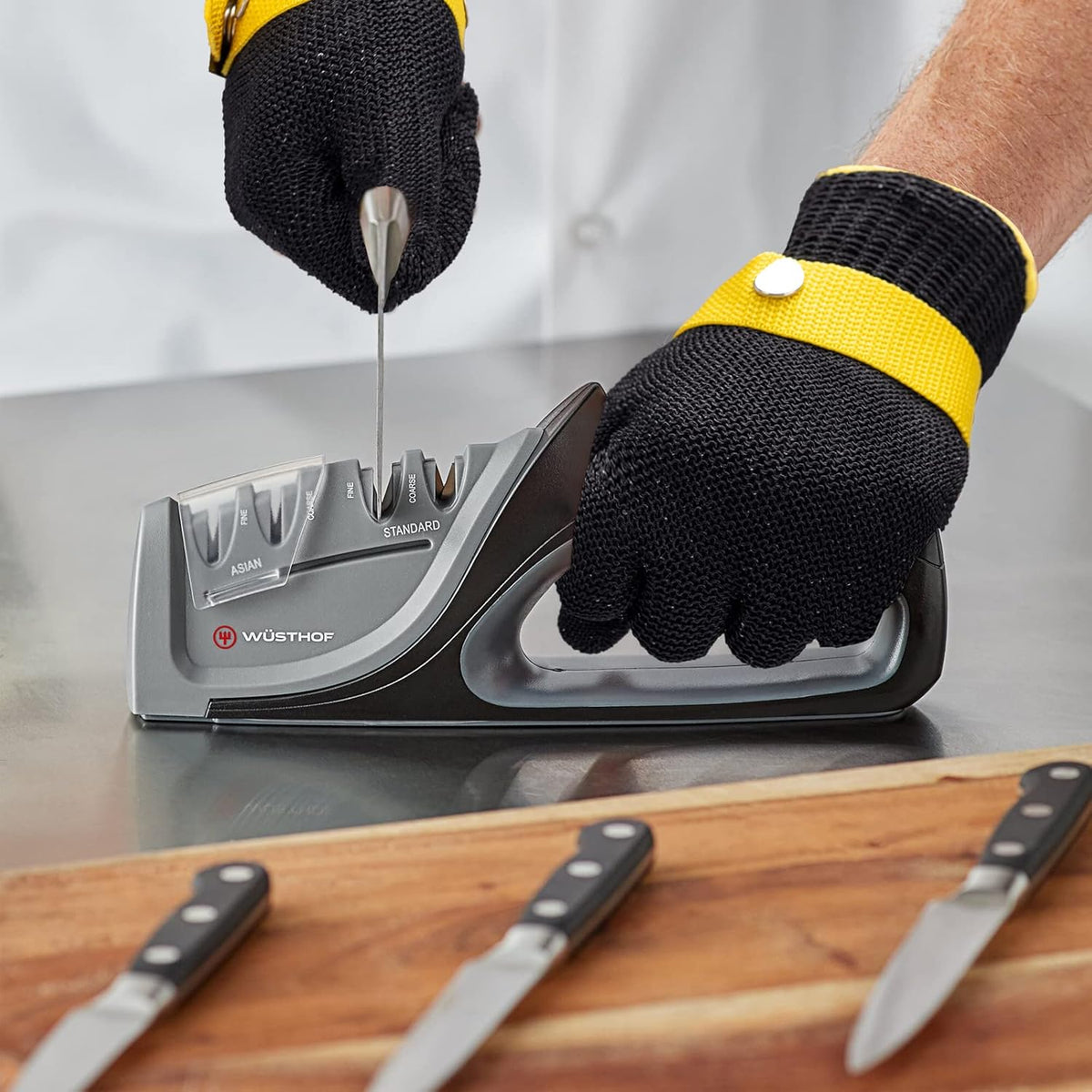SlicePro ANSI A9 Cut Resistant Glove PR1706, Stainless Steel Mesh Metal Glove, Food Grade for Kitchen Cooking, Butcher Meat Cutting, Oyster Shucking, Mandoline, (XL, 1 PCS)
