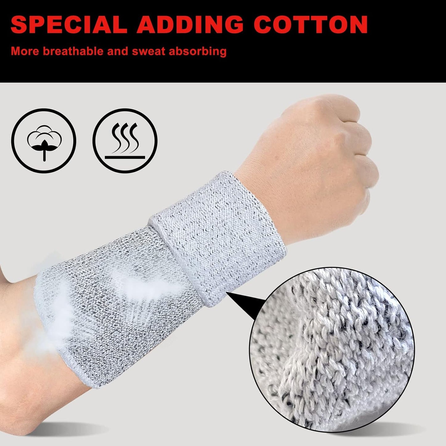 Arm Protectors for Thin Skin and Bruising Cut Resistant Arm Sleeves Arm Guards Protective Sleeves for Men Women
