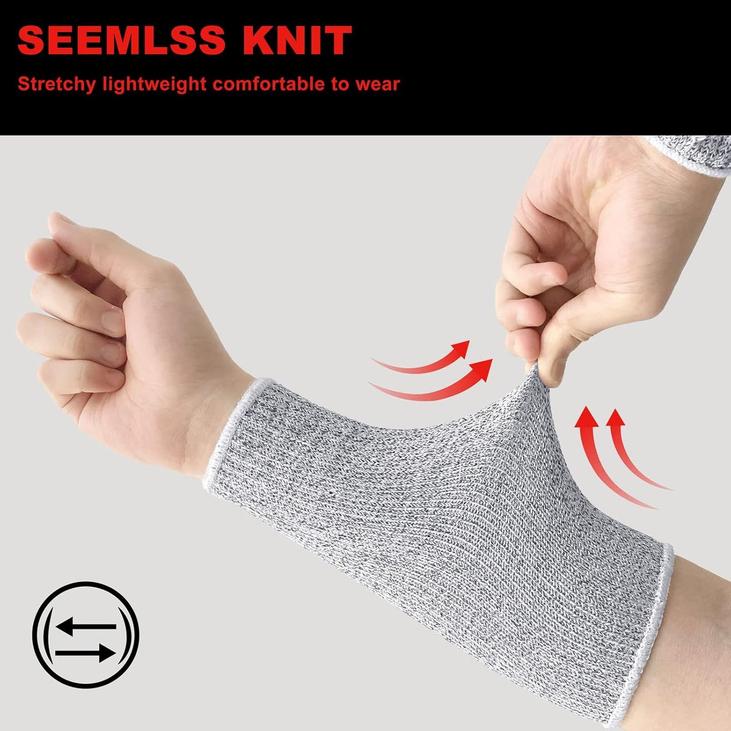 Arm Protectors for Thin Skin and Bruising Cut Resistant Arm Sleeves Arm Guards Protective Sleeves for Men Women