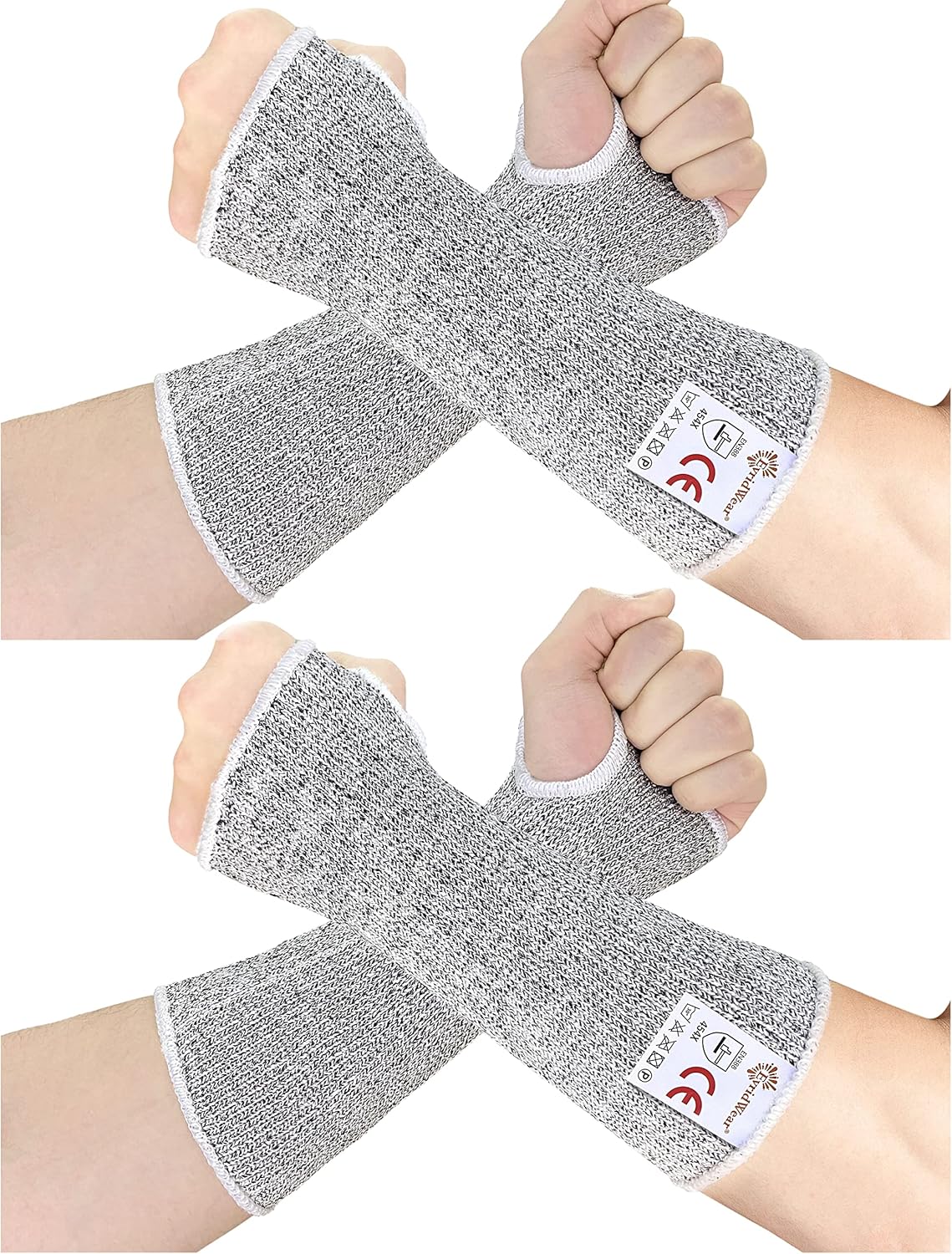 Arm Protectors for Thin Skin and Bruising Cut Resistant Arm Sleeves Arm Guards Protective Sleeves for Men Women