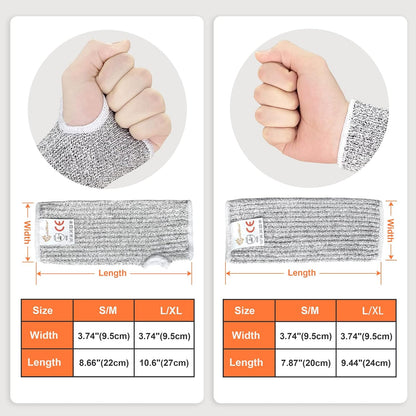 Arm Protectors for Thin Skin and Bruising Cut Resistant Arm Sleeves Arm Guards Protective Sleeves for Men Women