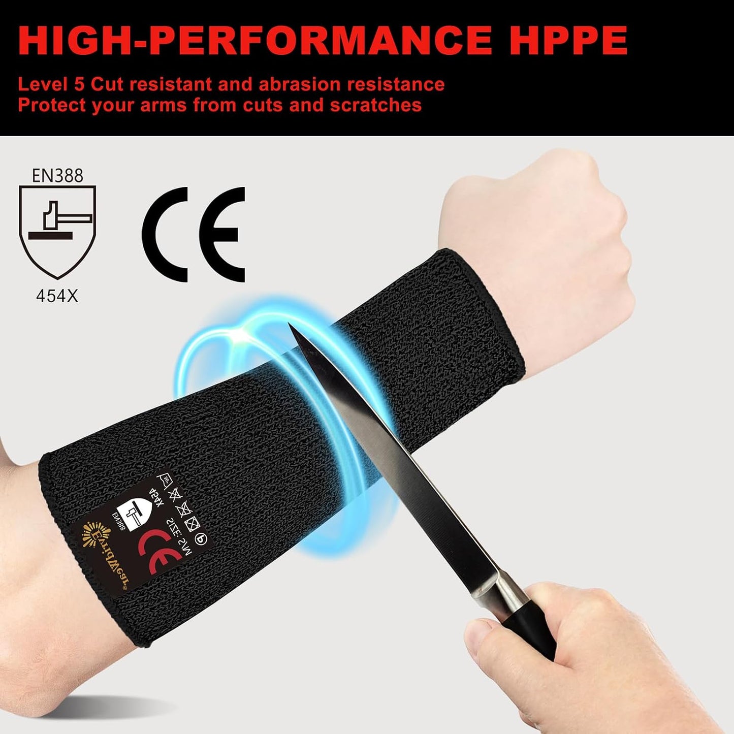 Arm Protectors for Thin Skin and Bruising Cut Resistant Arm Sleeves Arm Guards Protective Sleeves for Men Women
