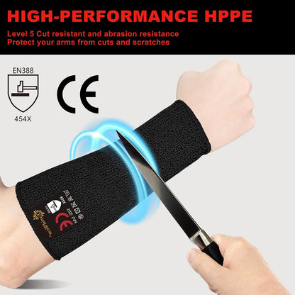 Arm Protectors for Thin Skin and Bruising Cut Resistant Arm Sleeves Arm Guards Protective Sleeves for Men Women