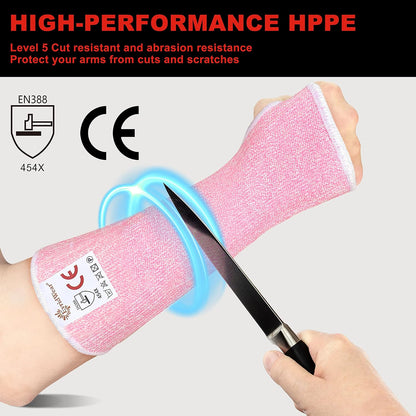 Arm Protectors for Thin Skin and Bruising Cut Resistant Arm Sleeves Arm Guards Protective Sleeves for Men Women