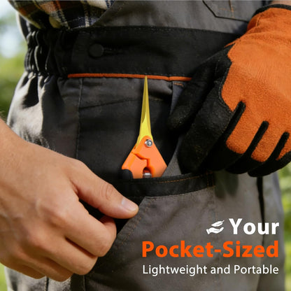 DECERK® Bypass Pruning Shears & Garden Snips for Cutting Stems & Branches | Sharp SK5 Steel Blades for Precise Cuts, Spring Assisted Scissors, Weak Hand Arthritis Garden Clippers, 2 Pack Garden Tools