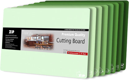 Plastic Cutting Boards for Kitchen, Flexible Cutting Mats, Colorful Chopping Boards with Food Icon, Non-Slip, Non Porous, BPA Free, Dishwasher Safe Rainbow