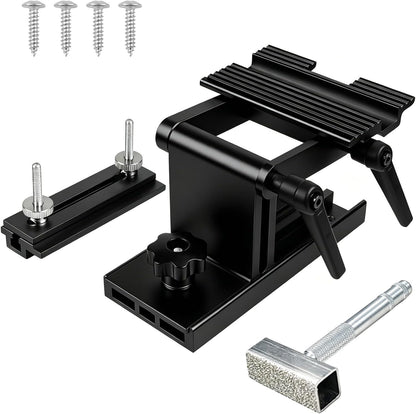 Bench Grinder Tool Rest, Adjustable Replacement Tool Rest Sharpening Jig for 6" or 8" Grinders and Sanders, Pro Sharpening System with Flat Miter Slide for 0"-2.5" Wide Blades and Chisels