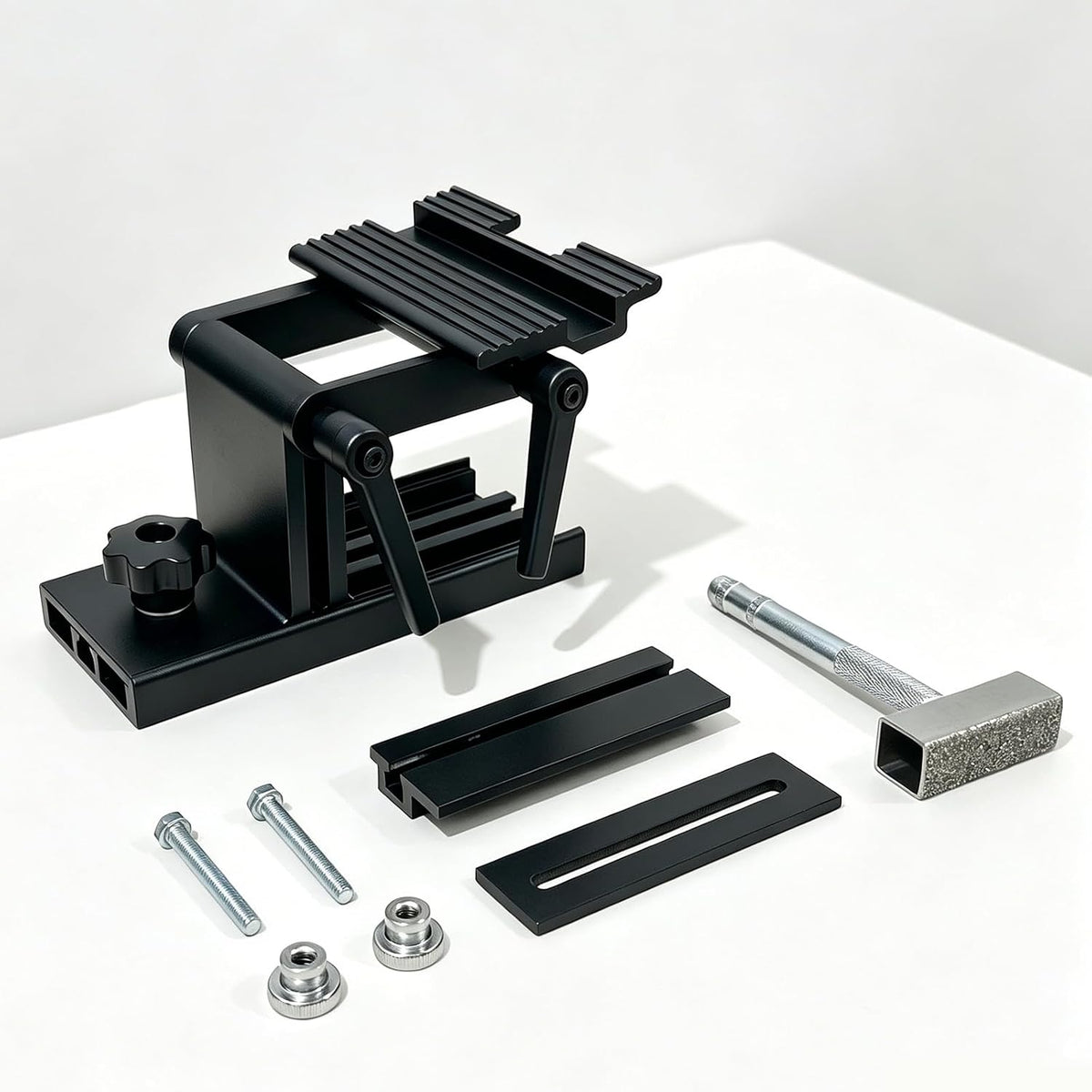 Bench Grinder Tool Rest, Adjustable Replacement Tool Rest Sharpening Jig for 6" or 8" Grinders and Sanders, Pro Sharpening System with Flat Miter Slide for 0"-2.5" Wide Blades and Chisels