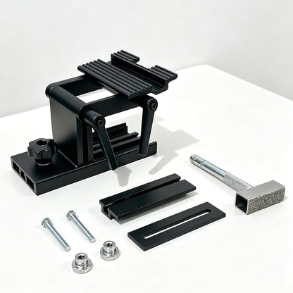 Bench Grinder Tool Rest, Adjustable Replacement Tool Rest Sharpening Jig for 6" or 8" Grinders and Sanders, Pro Sharpening System with Flat Miter Slide for 0"-2.5" Wide Blades and Chisels