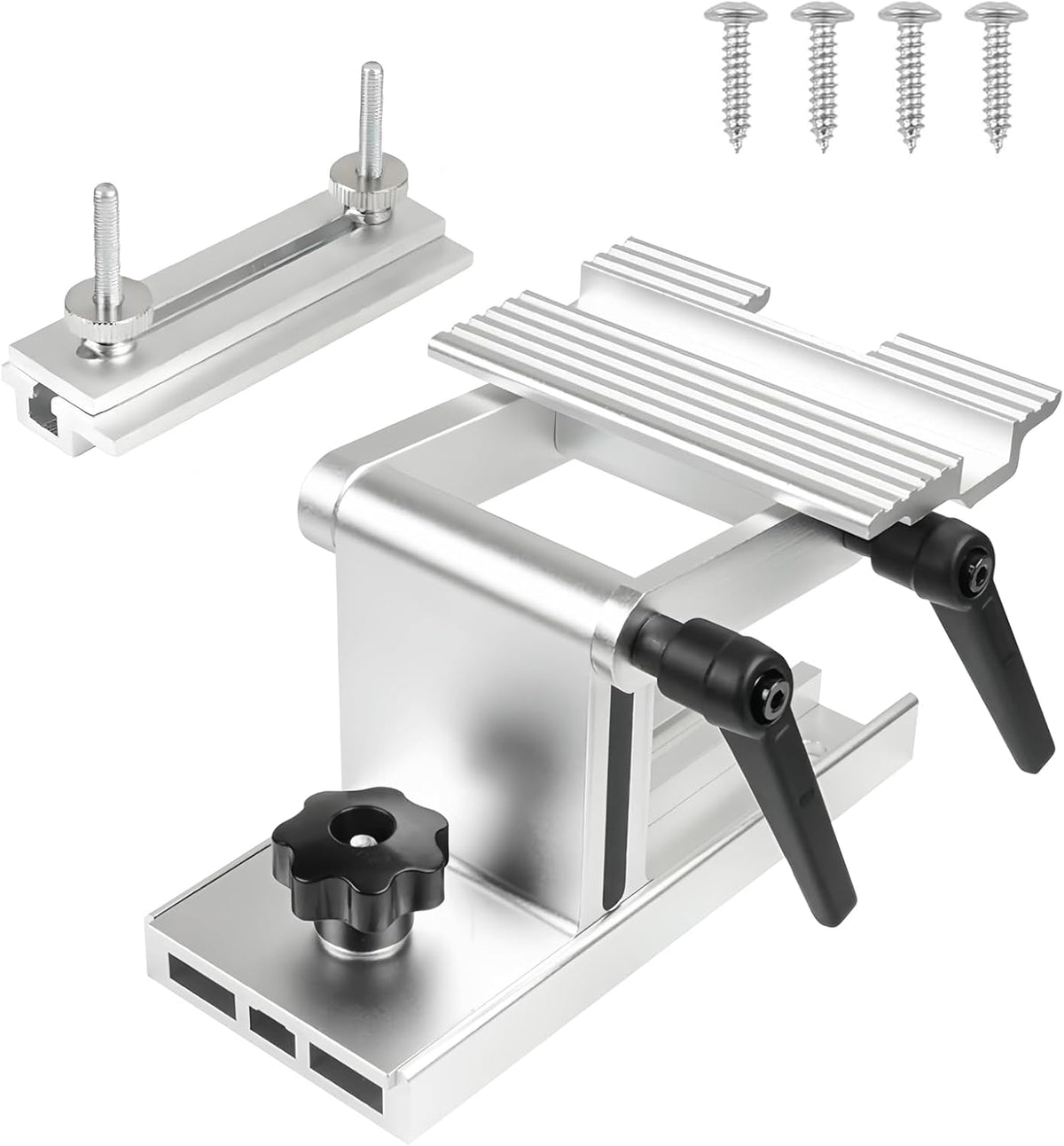 Bench Grinder Tool Rest, Adjustable Replacement Tool Rest Sharpening Jig for 6" or 8" Grinders and Sanders, Pro Sharpening System with Flat Miter Slide for 0"-2.5" Wide Blades and Chisels