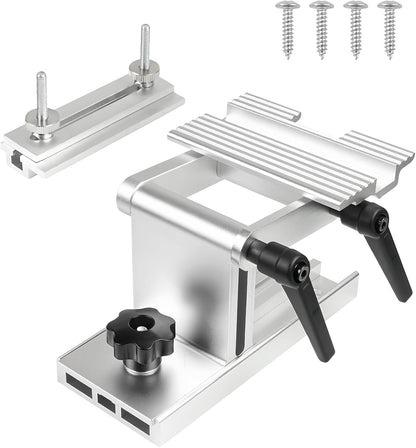 Bench Grinder Tool Rest, Adjustable Replacement Tool Rest Sharpening Jig for 6" or 8" Grinders and Sanders, Pro Sharpening System with Flat Miter Slide for 0"-2.5" Wide Blades and Chisels