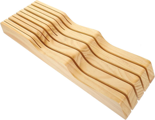 Drawer Knives Block Holder Kitchen Knife Storage Rack Useful Kitchen Supplies