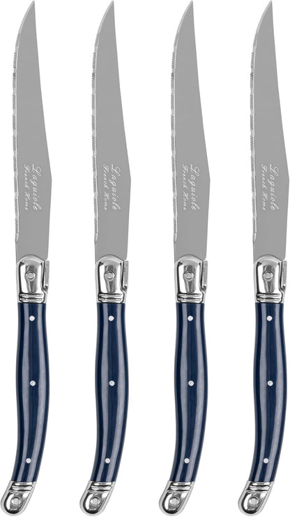 Connoisseur 4-Piece Pearl White Steak Knife Set