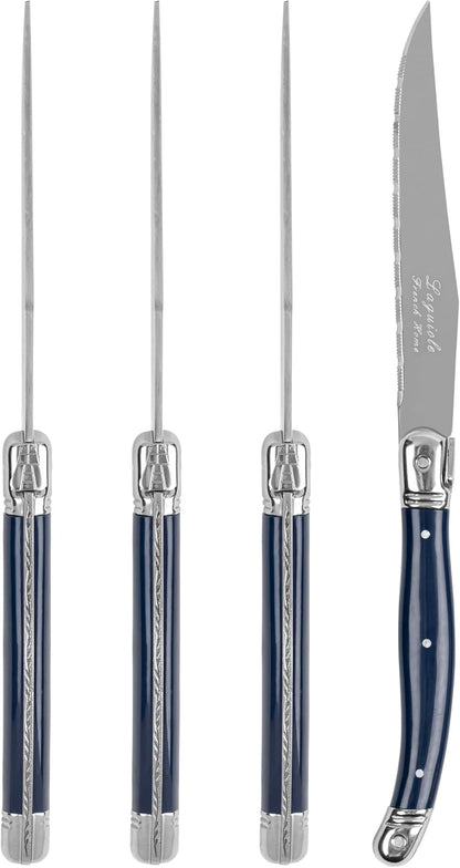 Connoisseur 4-Piece Pearl White Steak Knife Set
