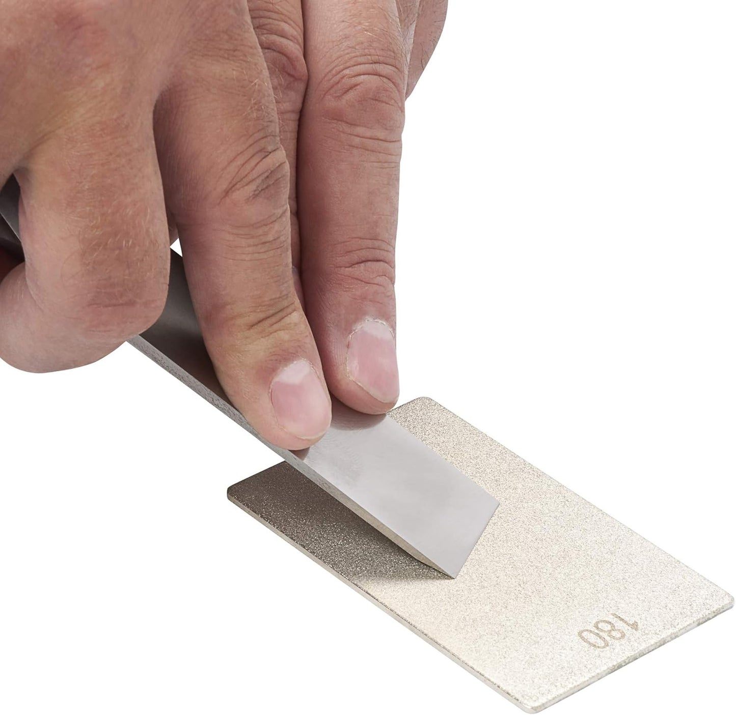 Trend New Diamond Sharpening Stone Kit, 8 x 3 Inch Double Sided (300/1000 Grit) Bench Stone with Pouch, Cleaning Block & Non-Slip Mat, DWS/CP8/FC/A