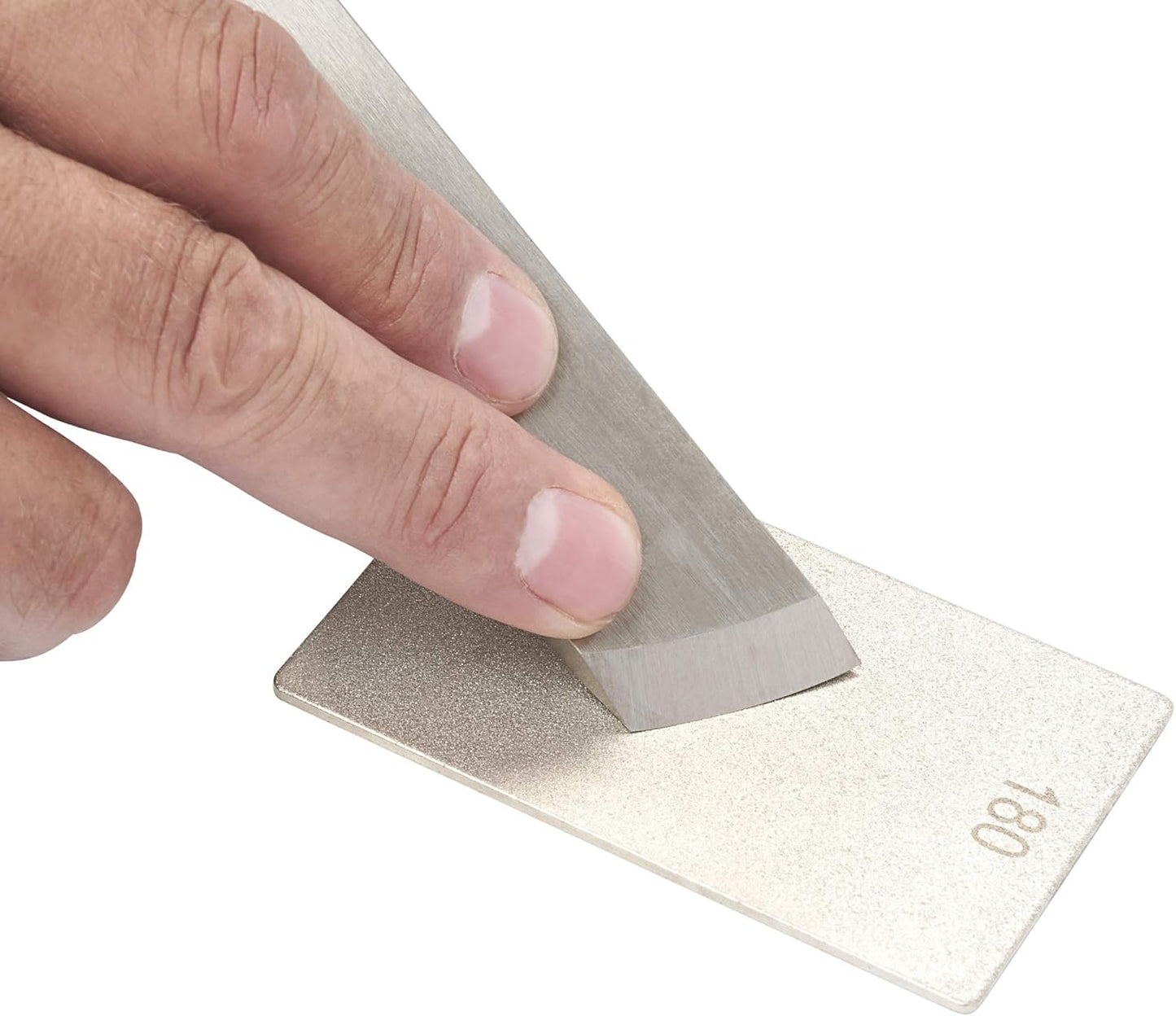Trend New Diamond Sharpening Stone Kit, 8 x 3 Inch Double Sided (300/1000 Grit) Bench Stone with Pouch, Cleaning Block & Non-Slip Mat, DWS/CP8/FC/A