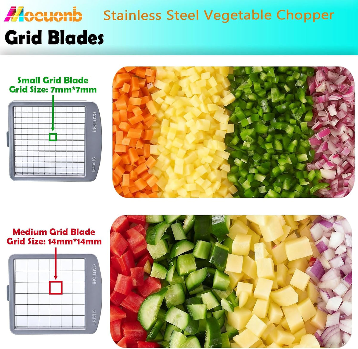 Vegetable Chopper Veggie Cutter Onion Food Potato Tomato Dicer With Blade