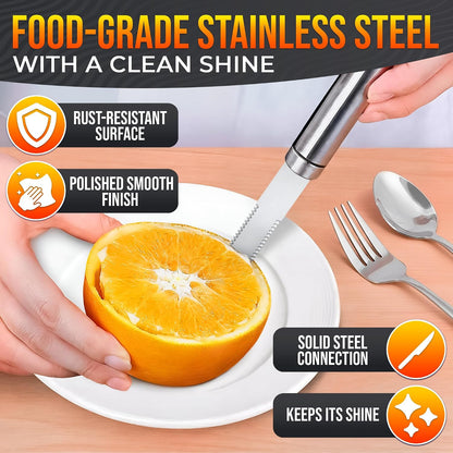 Grapefruit Knife Curved Serrated Double Blade for Citrus Sectioning