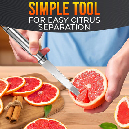 Grapefruit Knife Curved Serrated Double Blade for Citrus Sectioning