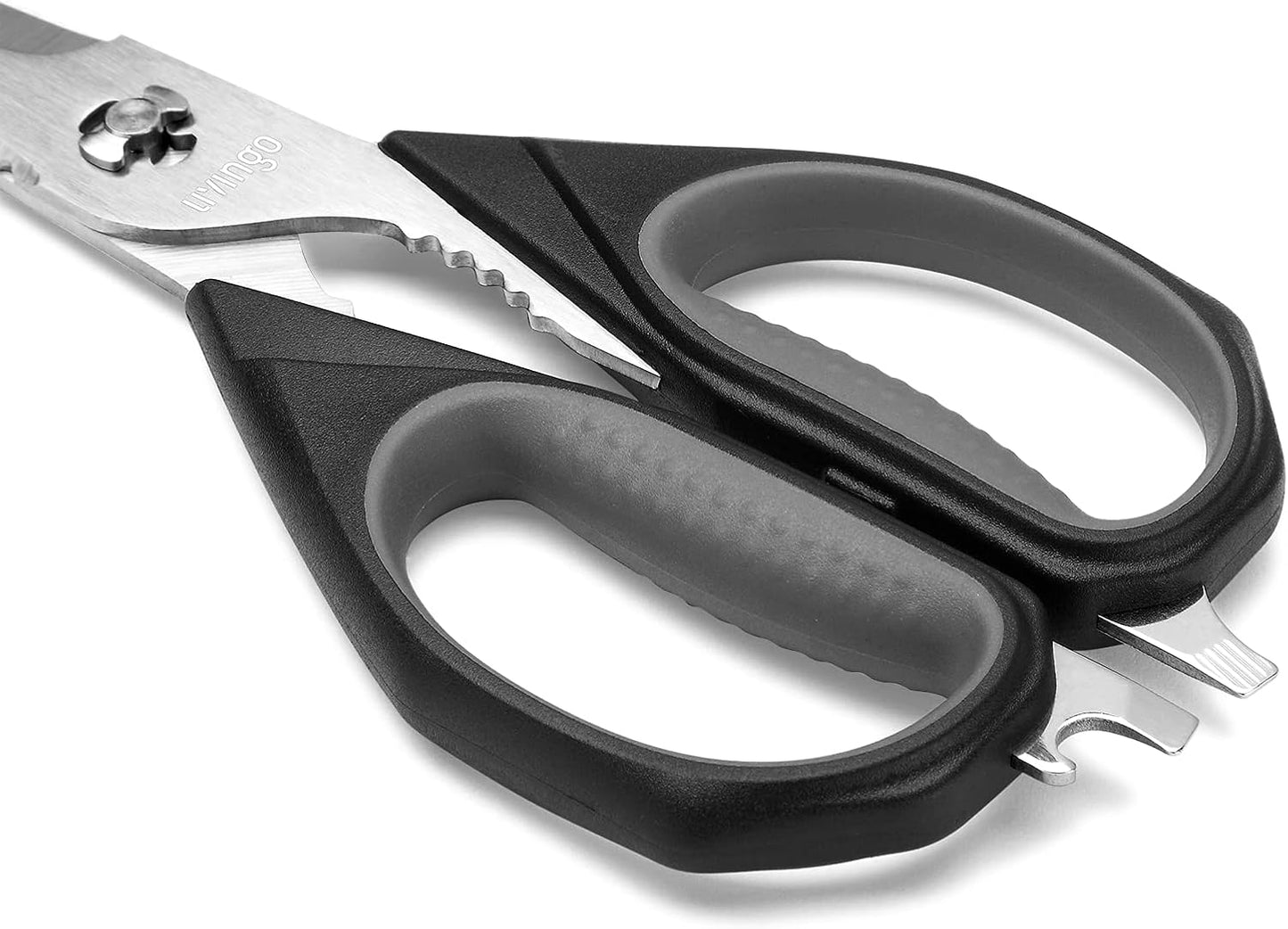 Kitchen Scissors, 2 Pack 9.25" Utility All Purpose Poultry Shears Heavy Duty Dishwasher Safe, Come Apart Sharp Stainless Steel Cooking Food Scissors for Cutting Meat, Chicken, Vegetable, Fish
