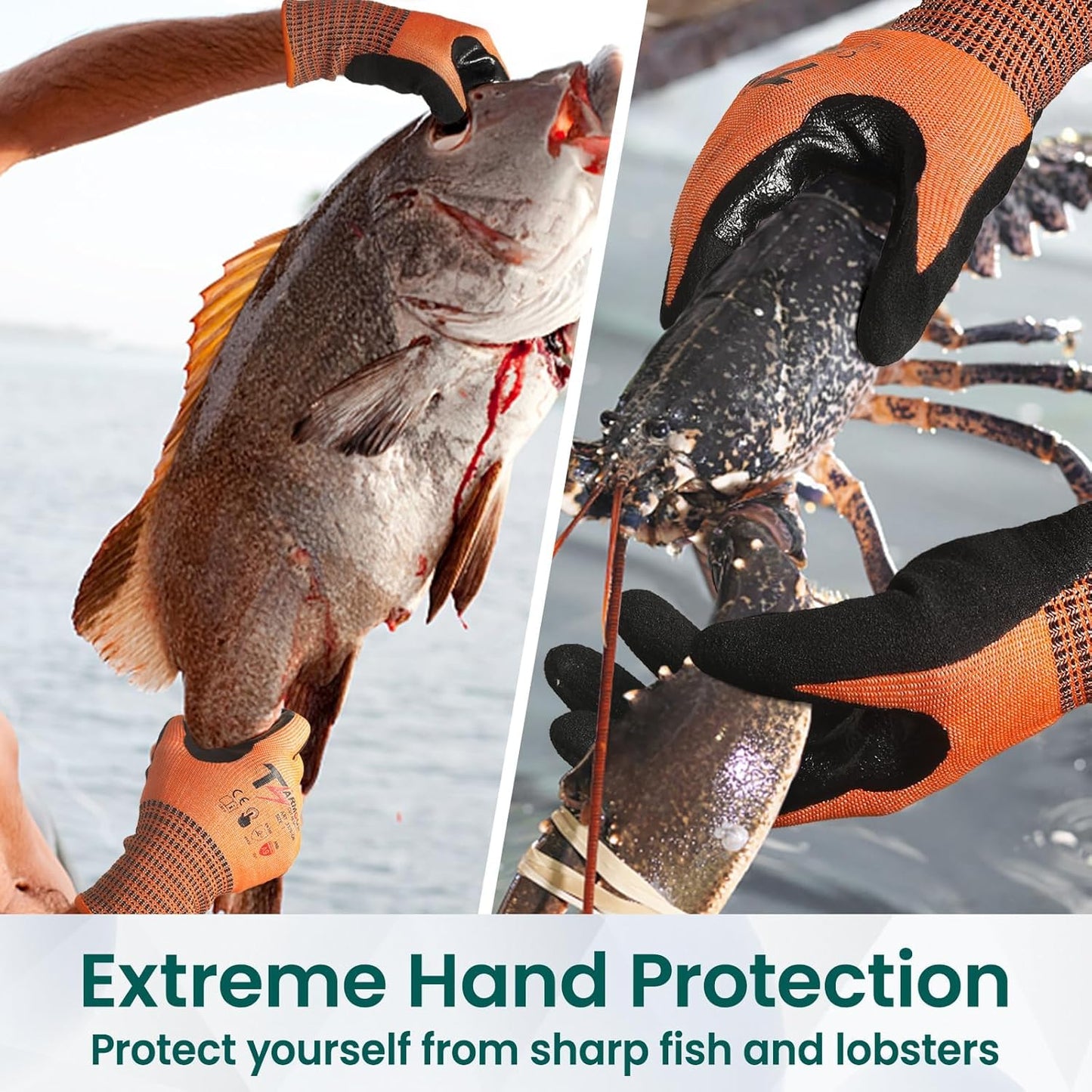 Highest Level Cut Resistant Gloves, ANSI A9 Cut Proof Work Gloves