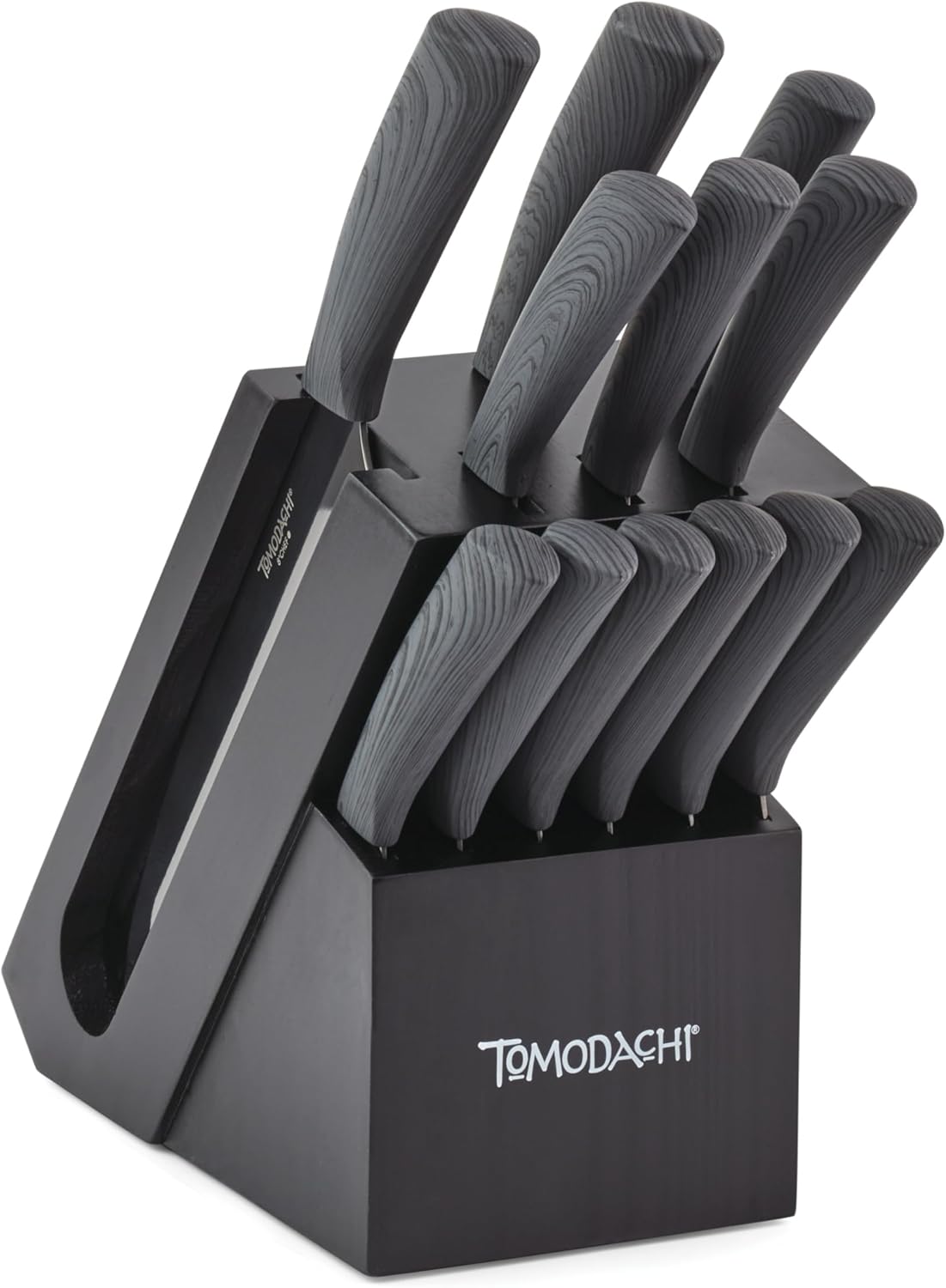Raintree Copper 13 Piece Block Set, Brown/Wood
