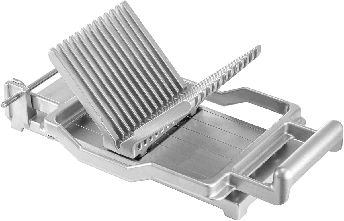 Manual Bread Slicer, 0-0.6" Adjustable Thickness Cheese Cutter, Hand Cranked Slicer for Homemade Bread - with Serrated Stainless Steel Blade for Kitchen, Restaurant, Bakery, Party