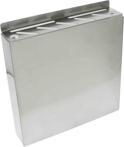 13" x 12" x 2-1/2" Stainless Steel Knife Rack Fits Assorted Sized Knives -Multifunctional Storage Knife Holder Knife Rack Kitchen Tools Holder Knife Storage Organizer
