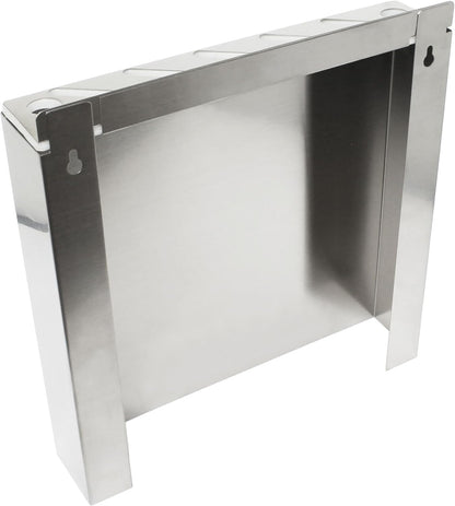 13" x 12" x 2-1/2" Stainless Steel Knife Rack Fits Assorted Sized Knives -Multifunctional Storage Knife Holder Knife Rack Kitchen Tools Holder Knife Storage Organizer