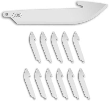 3" Replacable Black Sheepsfoot Blade - 6 Pack of Black EDC Sheepsfoot Blades