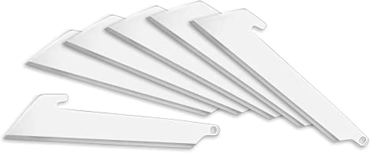 3" Replacable Black Sheepsfoot Blade - 6 Pack of Black EDC Sheepsfoot Blades