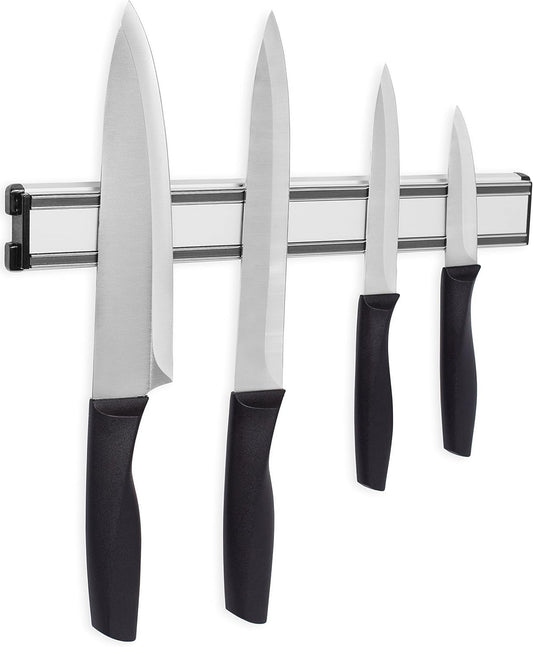 Internet’s Best Magnetic Knife Rack | 12.5 Inch | Knife Storage Bar Strip | Aluminum | Metal Knives, Utensils and Kitchen Sets Holder