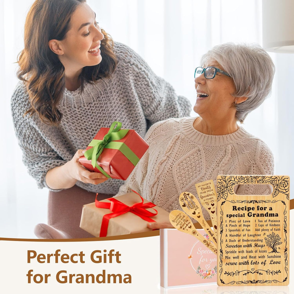 Retirement Gift for Woman 2026,Cutting Board Set Retrement Gift for Teacher