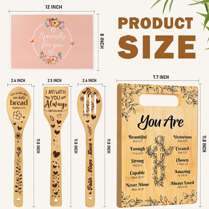 Retirement Gift for Woman 2026,Cutting Board Set Retrement Gift for Teacher