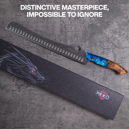 ® SteelFang Edition – Japanese Brisket Knife 12" with Rosewood Handle | Premium Butcher & Carving Knife for Meat, BBQ, and Brisket Slicing – Ultra Sharp High-Carbon Stainless Steel Blade