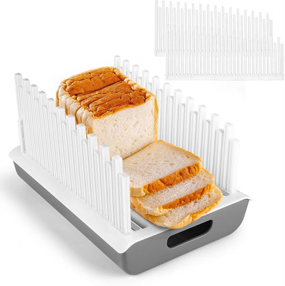 Bread Slicer Guide for Homemade Bread with Adjustable Thickness