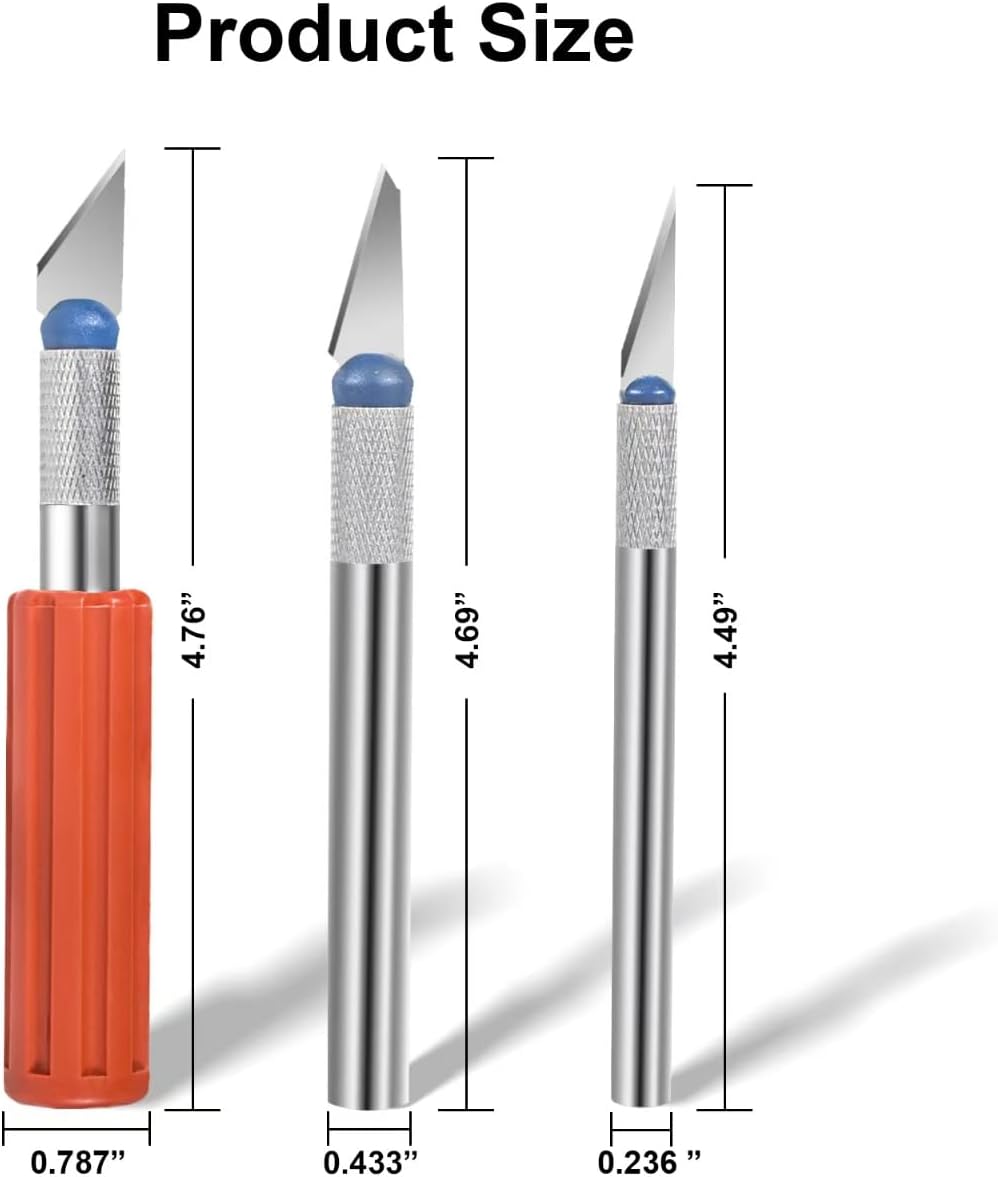 13‑Piece Exacto Knife Set, Precision Craft Kit with Assorted Blades