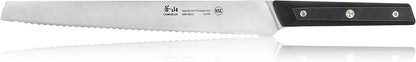 Cangshan TG Series 62199 Swedish 12C27 Steel Bread Knife, 10.25-Inch, G10 Handle
