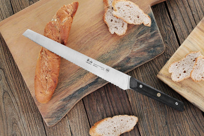 Cangshan TG Series 62199 Swedish 12C27 Steel Bread Knife, 10.25-Inch, G10 Handle
